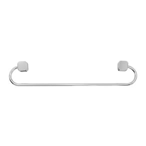 Porta Toalha Bastao Samba Quadrado Cromado 40CM - Japi