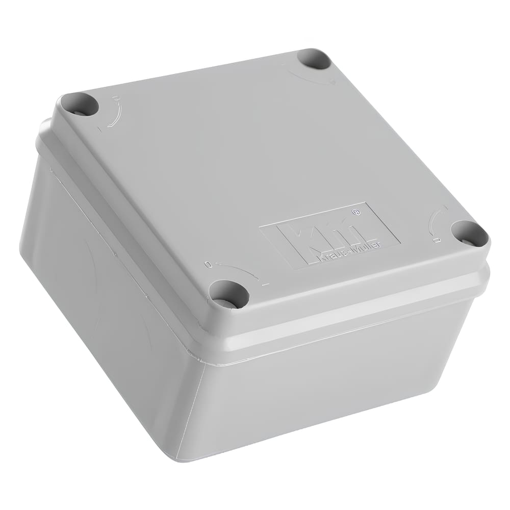 Caixa De Passagem Sobrepor 102X102x55 Cinza Kraus Muller
