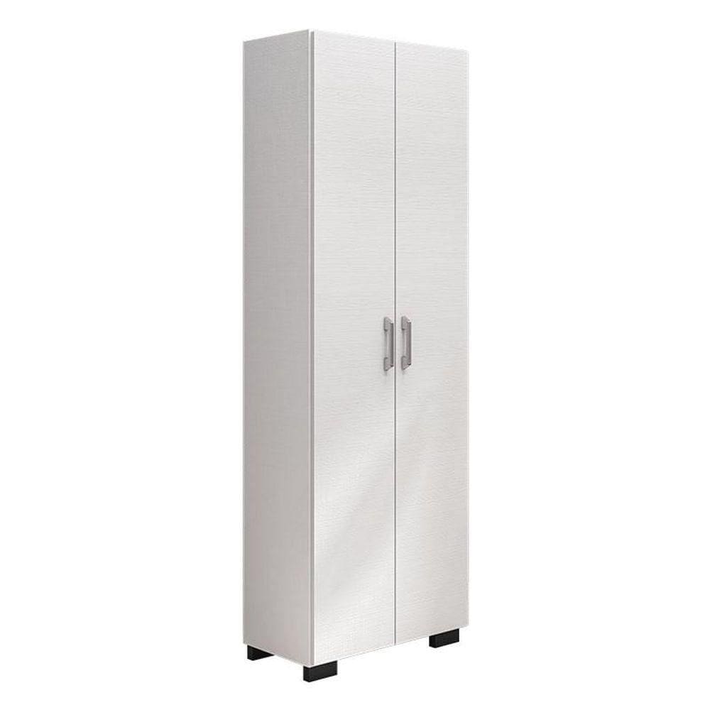 Livreiro Office Com Portas Grandes Branco Trama - Móveis Leão