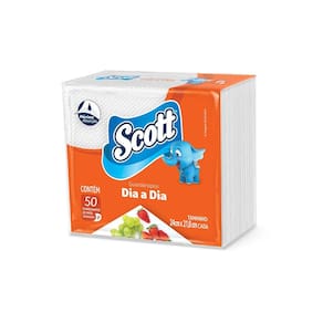 Guardanapo Scott Dia a Dia Pequeno 50 Folhas