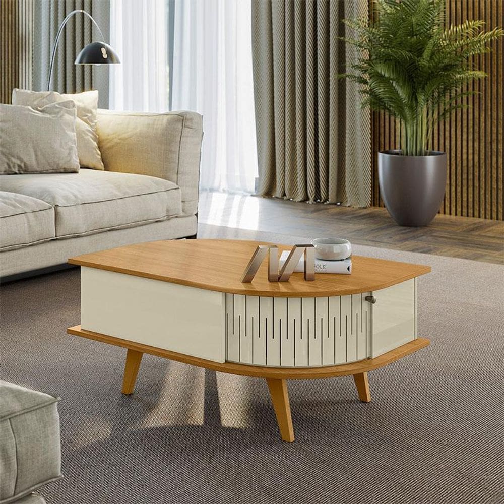 Mesa de Centro Ambiente Indianápolis Cumaru Opala – Madetec