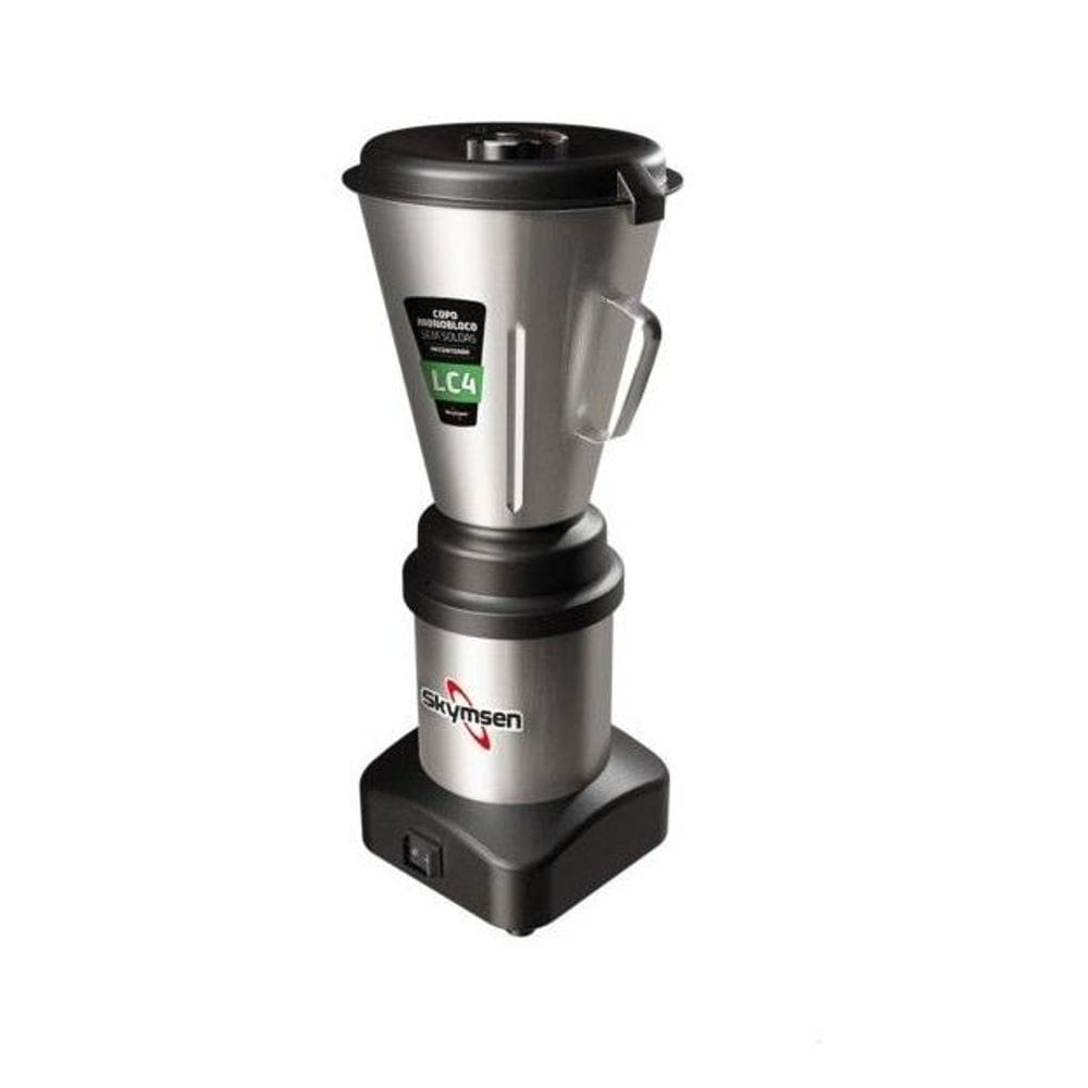 Liquidificador Comercial 4 Litros Copo Monobloco Inox Baixa Rotação LC4 127v - Skymsen