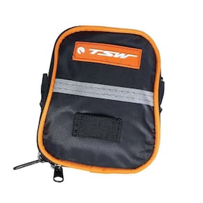 Bolsa De Selim Bicicleta com Faixa Refletora Resistente à Água 3,5 Litros Nylon Modelo 03 Ciclismo Tsw