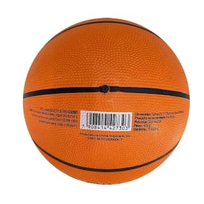 Bola de Basquete Tamanho 7 Laranja E Preto Texturizada Atrio