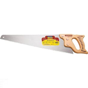 Serrote Profissional 22" Com 5 Dentes Por Polegada Em Aço Carbono Com Cabo De Madeira