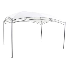 Gazebo Aço Branco E Preto Occo 260x195cm - Naterial
