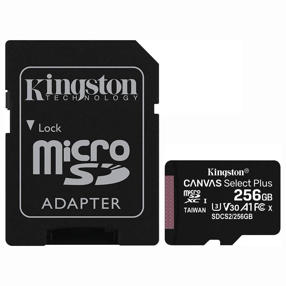 Cartao De Memoria Micro Sd Kingston 256gb - 100mbs - (sdcs2-256gb)
