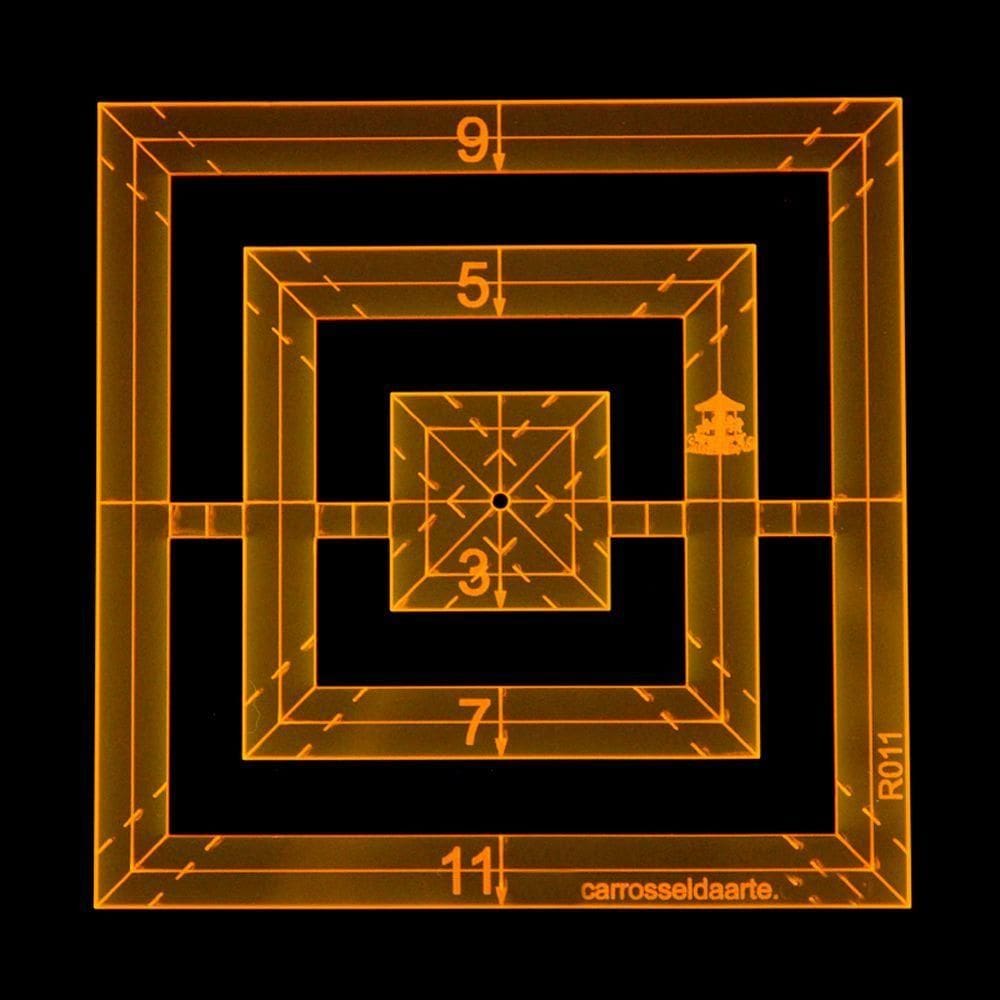 Régua Para Patchwork Quadrado 11cm