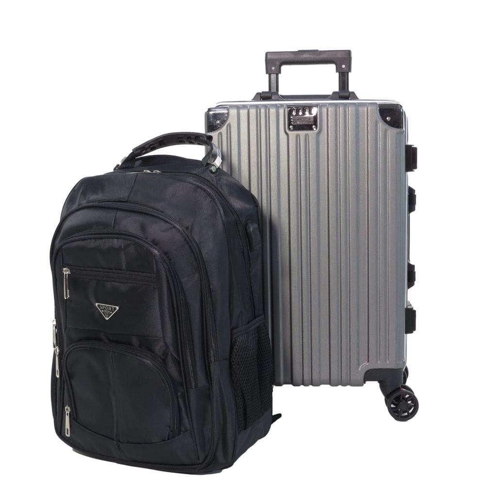 Kit Mala de Bordo Madri + Mochila Impermeável Notebook 17"