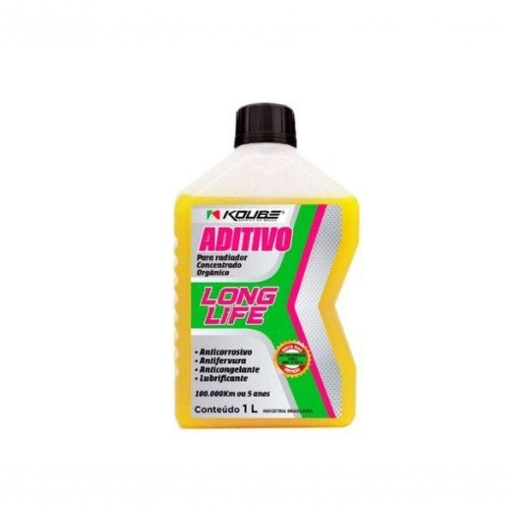 Aditivo Radiador Concentrado 1l Amarelo Organico - Long Life 12003