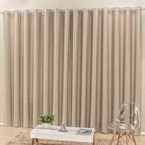 Cortina Madri Semi Blackout 2,00M X 1,70M Bege
