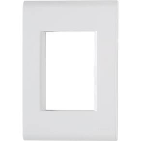 Kit 4 Placa 3 Postos Juntos 4x2 Tramontina Liz Branca