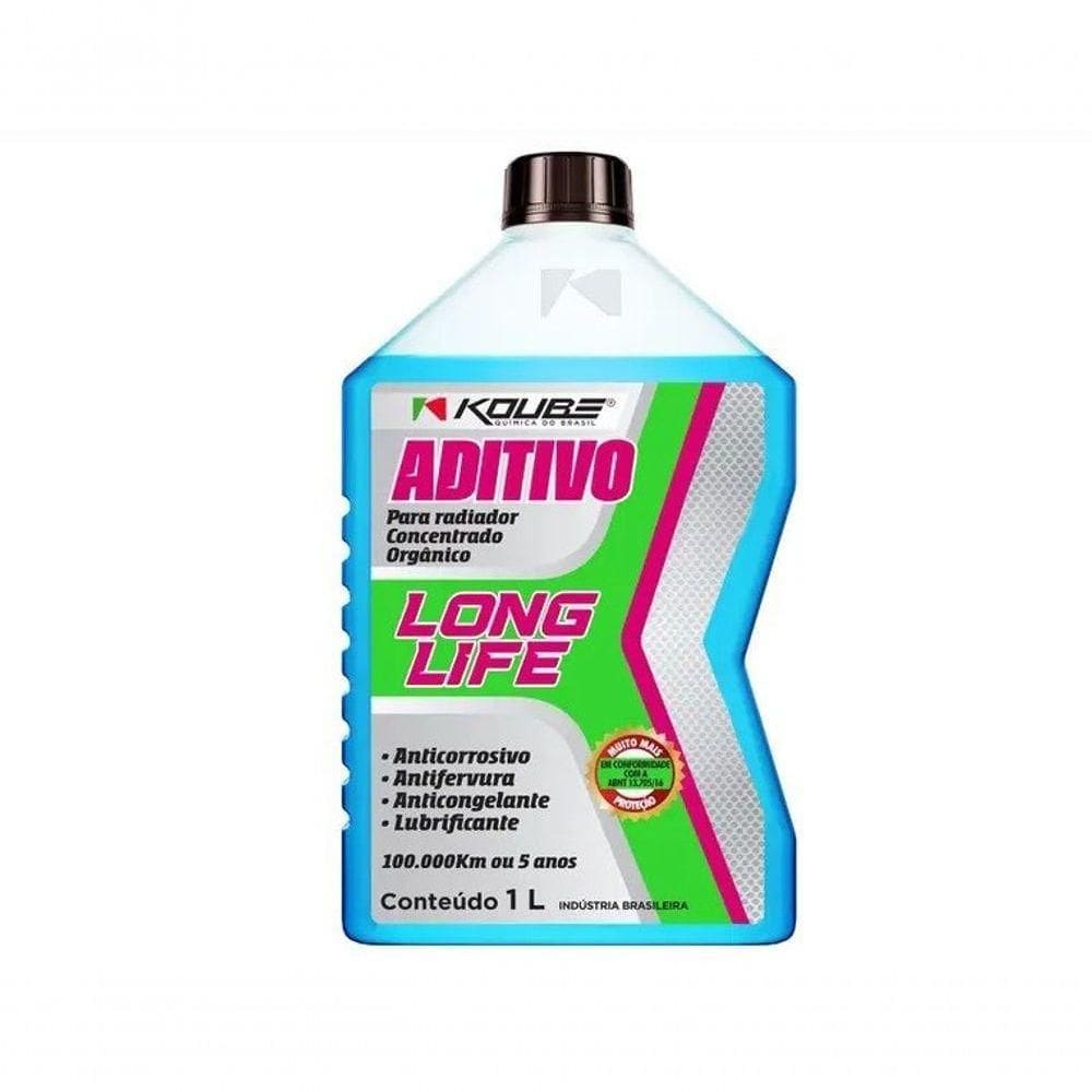 Aditivo Radiador Concentrado 1l Azul Organico - Long Life 12002
