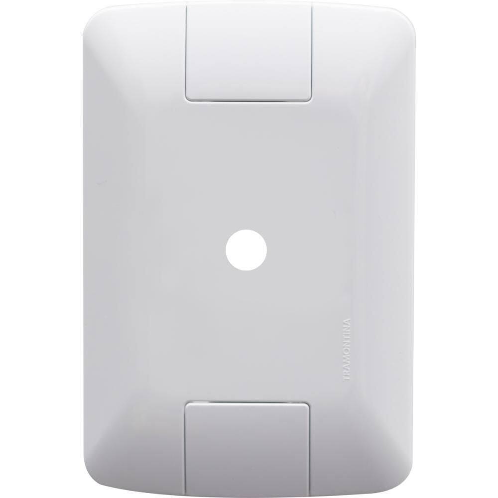 Kit 9 Placa Com 1 Furo 9,5 Mm 4x2 Tramontina Aria Branca