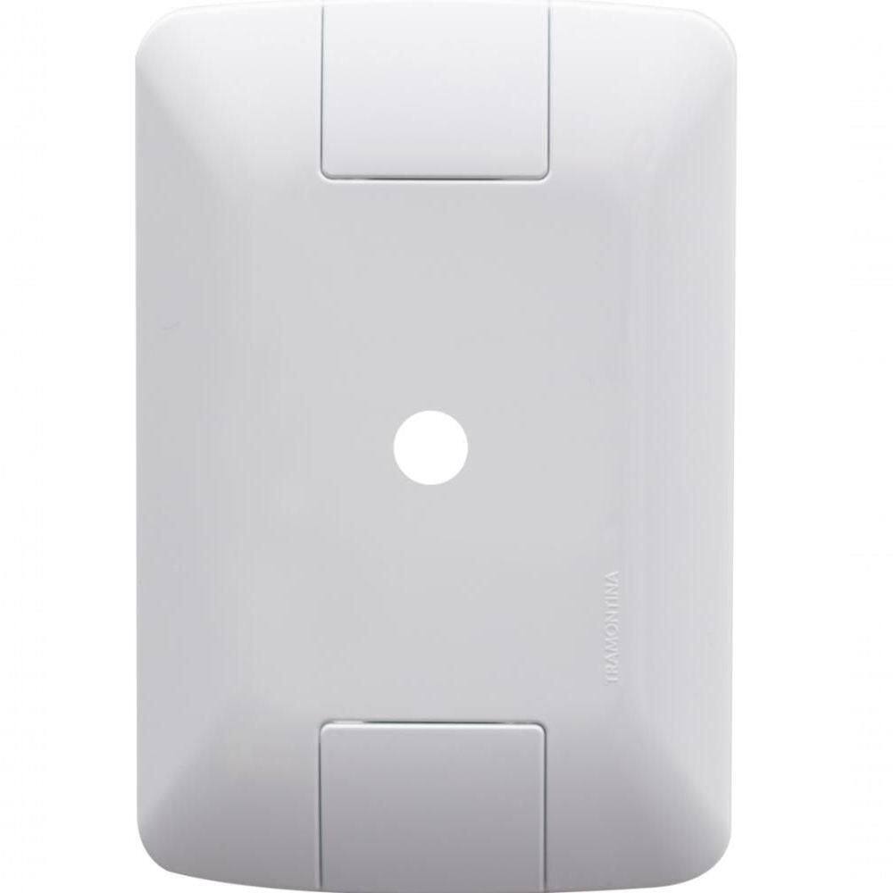 Kit 12 Placa Com 1 Furo 9,5 Mm 4x2 Tramontina Aria Branca