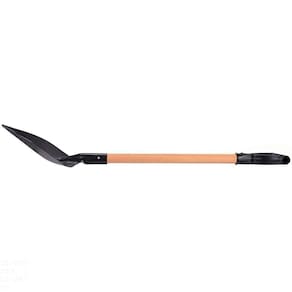 Pá De Bico 459/30 Em Aço Com Cabo De Madeira 71 Cm Com Empunhadura Plástica Reta Ergonômi