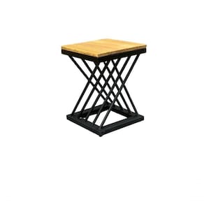 Banqueta Baixa Z P/ Cozinha Ou Area Externa 45cm 35x45x35 Preto