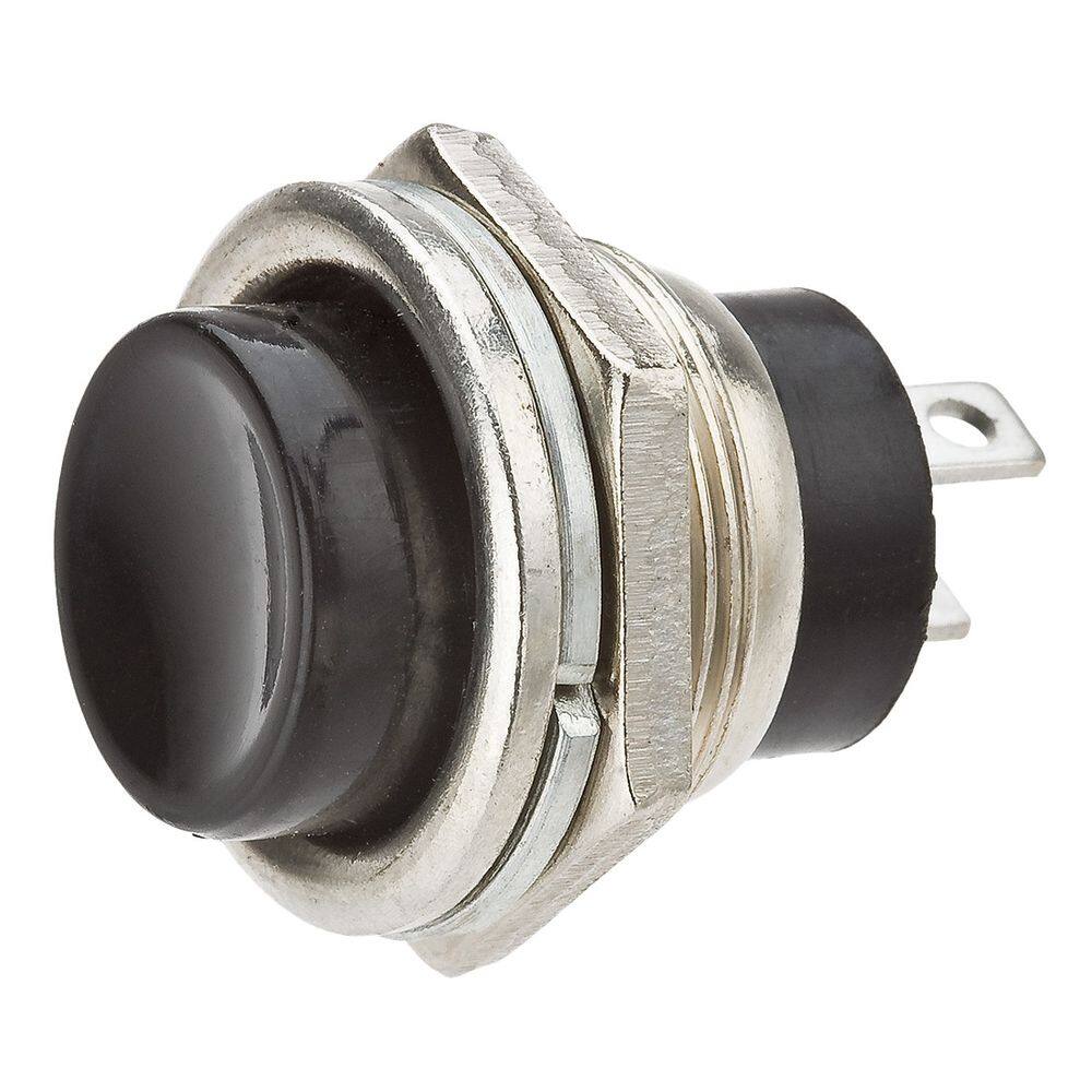 Chave Push Button Ds212 2 Terminais - Preta Emb 20 Pçs