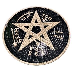 Mandala Simbólica Tetragrammaton Tamanho 130cm