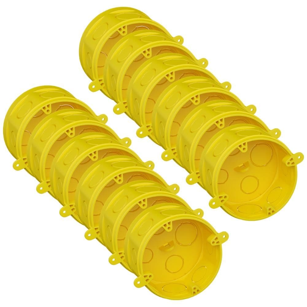 Kit Caixa De Luz Octogonal Fortlev - 12 Unidades