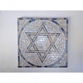 Mandala De Parede Estrela De David Tamanho 60cm