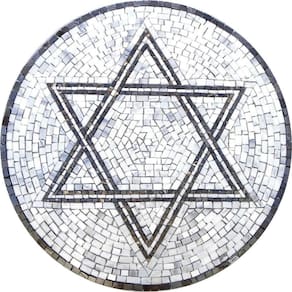 Mandala Simbólica Estrela De David Ii