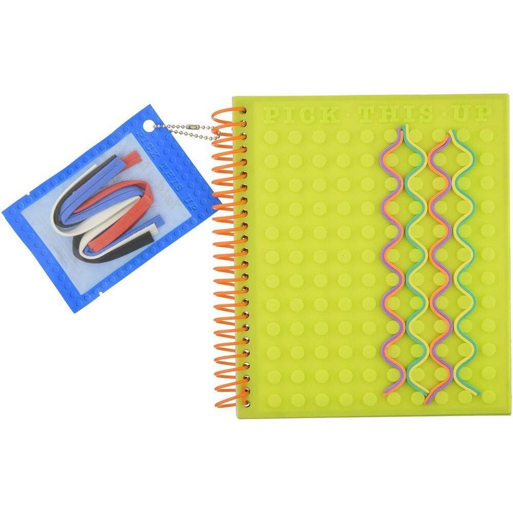 Journal Pick This Up - A Fun Book Of Challenges With An Innovative Silicone Cover And Colourful Strips