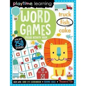 Playtime Learning Word Games - Sticker Activity Book With Over 250 Stickers!