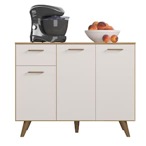 Balcão Cozinha Olinda com Tampo e 3 portas e 1 Gaveta