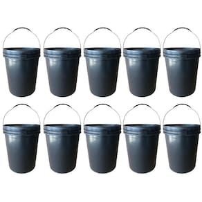 Balde Para Produtos Quimicos 20L Tampa Lacre - 10 Pçs