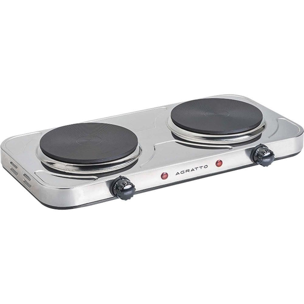 Fogão Elétrico De Mesa Agratto Fm02 Cinza 220v