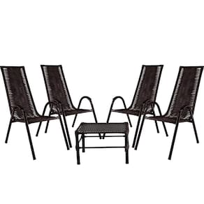 Conjunto Cadeiras Mesa De Centro Canadá Edícula Tabaco
