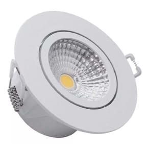 Spot Led Embutir Redondo 5w Direcionável 4000k Luz Neutra Avant