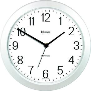 Relógio De Parede Herweg 660043 Silencioso 26cm Branco