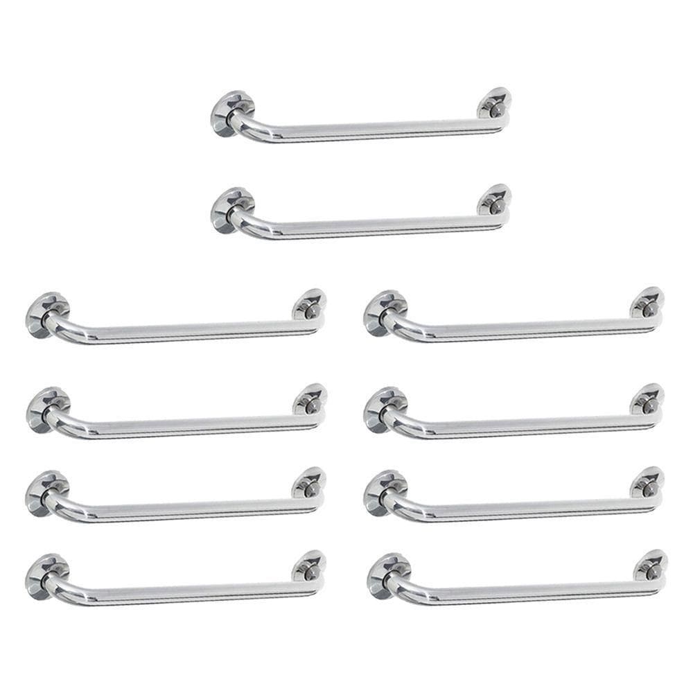 Alça De Apoio 40cm Inox Barra Kit 10 Unidades I Acessibilidade