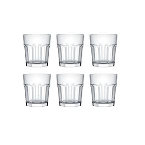 Jogo Copo Bristol Drink Whisky Vidro Suco 320ml Kit 6 Peças