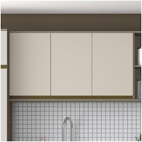 Armário Aéreo 3 Portas 120cm Cozinha évelin Henn Duna