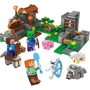 Minecraft Blocos de Montar Mineworld Binquedo Educativo