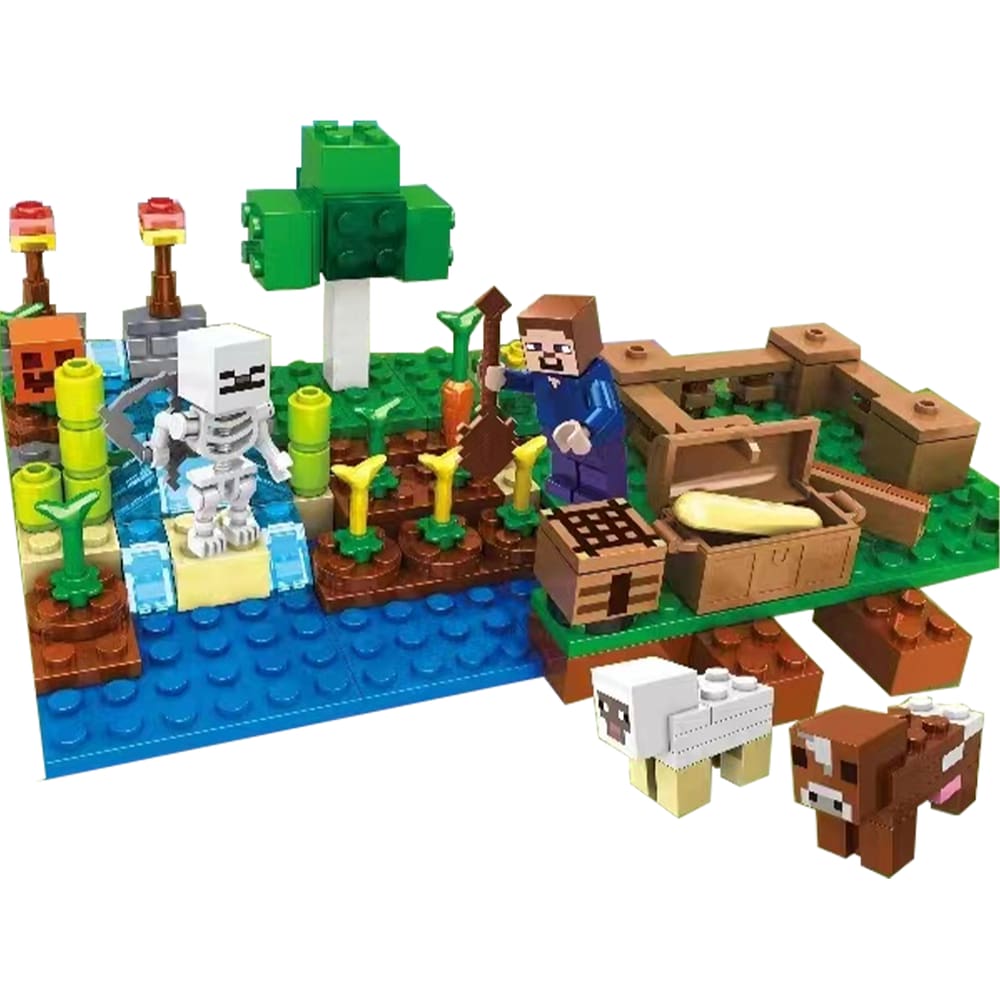 Minecraft Blocos de Montar Mineworld Binquedo Educativo