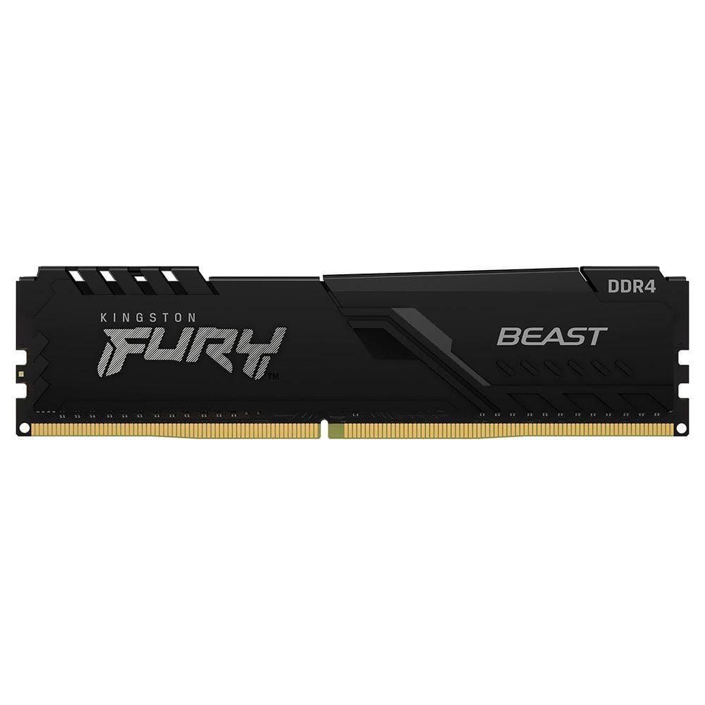 Memória Ram Kingston Fury Beast Ddr4 16gb 3200mhz - Preto (kf432c16bb/16)