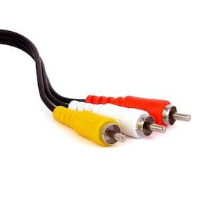 Cabo áudio E Vídeo 3 Rca X 3 Rca - 40 Metros