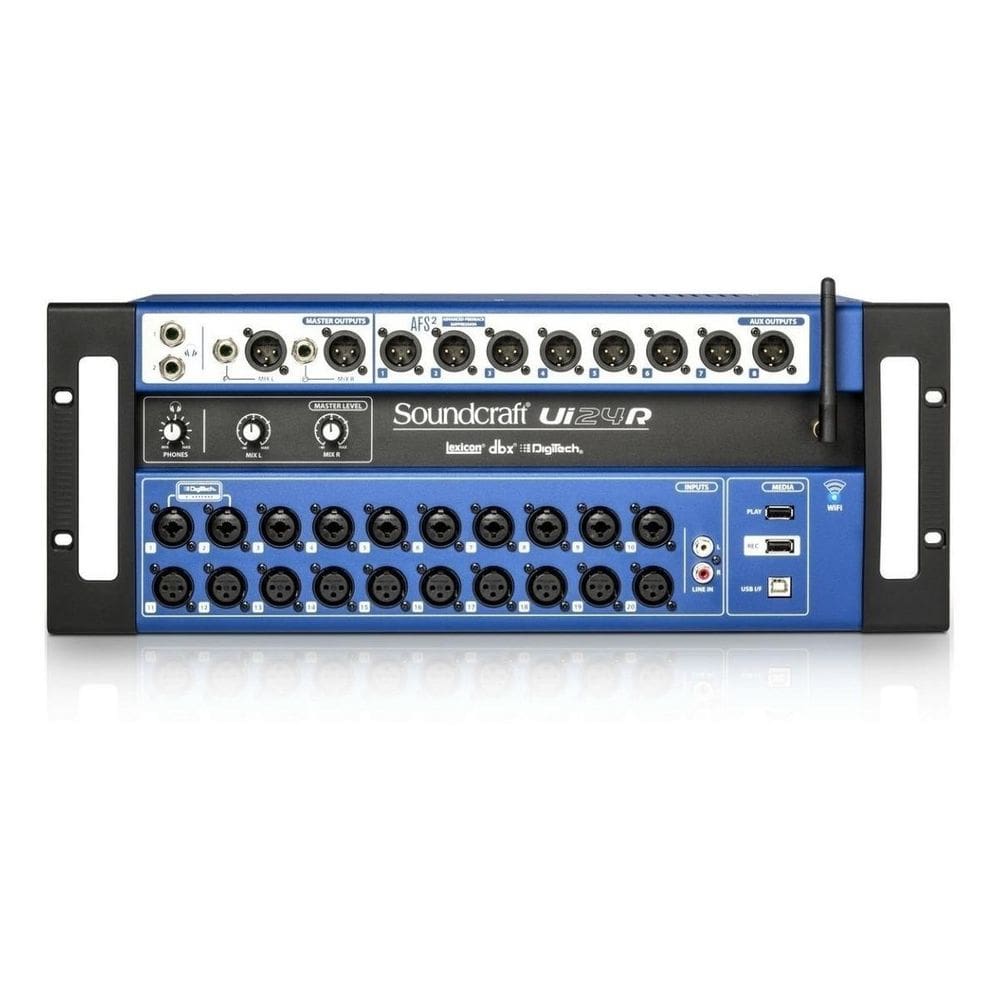 Mesa de Som Soundcraft Digital UI24R - 24 Canais