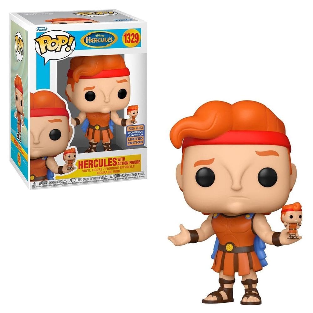 Funko Pop Disney Hercules com Action Figure 1329 WDC 2023