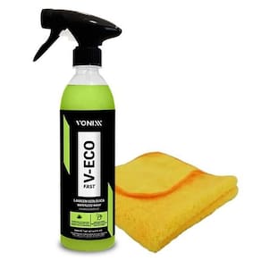 Kit Lava A Seco V Eco Fast 500ml Vonixx + Flanela Microfibra