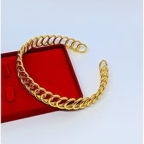 Colar Choker Feminino Aro Rígido circulares vazado elos Grosso Folheado Ouro Dourado Prata Luxo Fashion Moda Blogueira