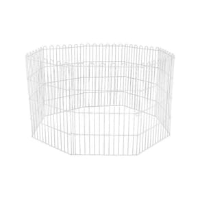 Cercado 02 Pet 8 Módulos 60x90cm Cada Tela Aramada Animais Pequeno E Médio Porte Cães - Gudim