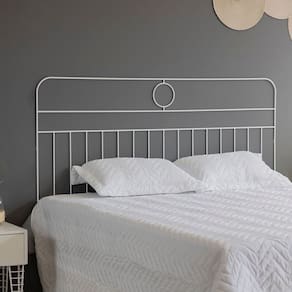 Cabeceira para Cama Aramada Brandemburgo - Queen Branco