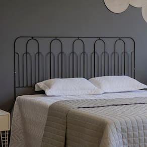 Cabeceira para Cama Aramada Triunfo - Casal Preto