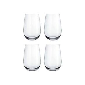 Jogo Copo Vidro Àgua Suco Refrigerante Dubai 480ml Kit 4