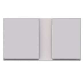 Armário Aéreo 100cm 2 Portas Indiana Branco - Lumil Móveis